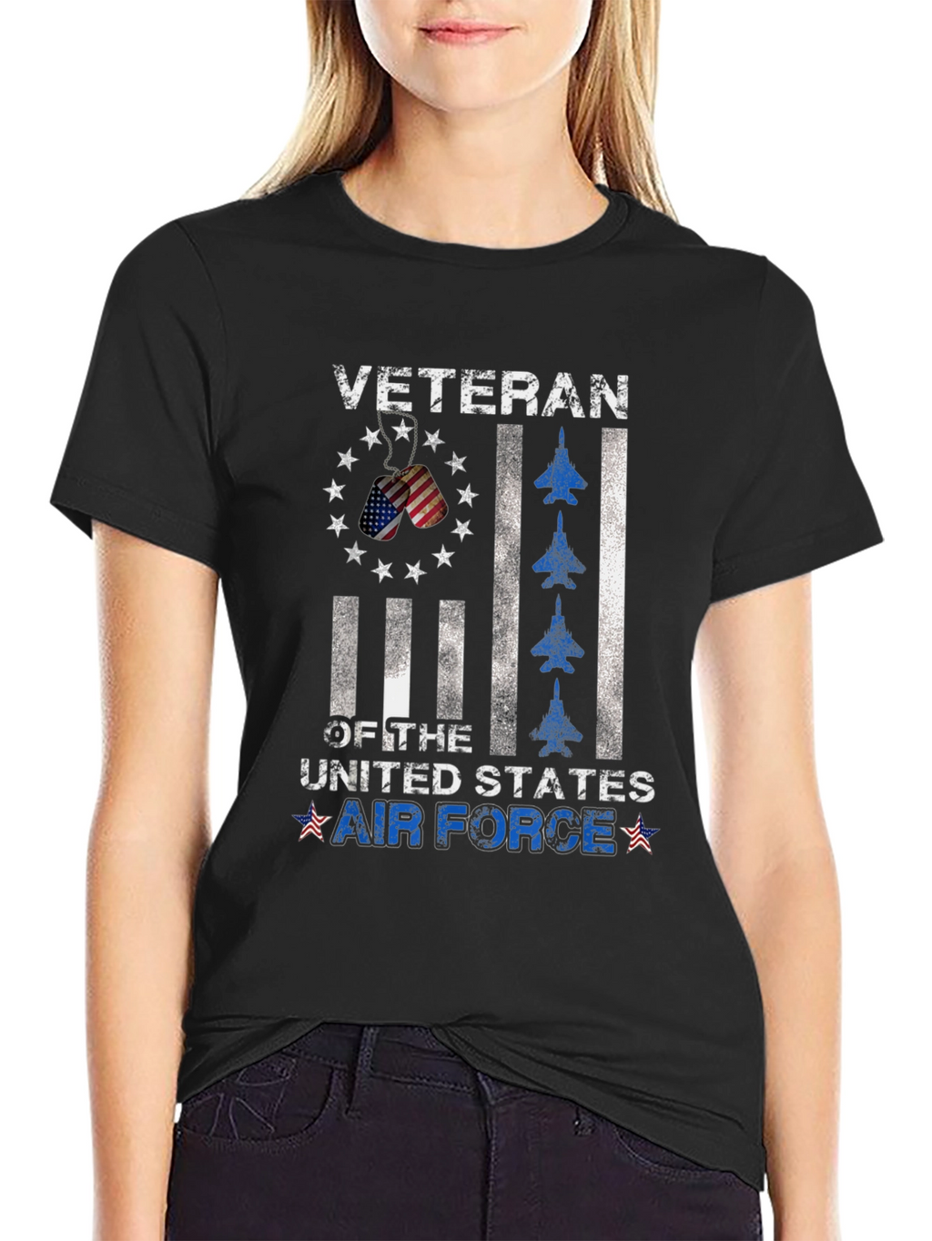 Veteran Air Force T-Shirt – Patriotic Military Support Tee
