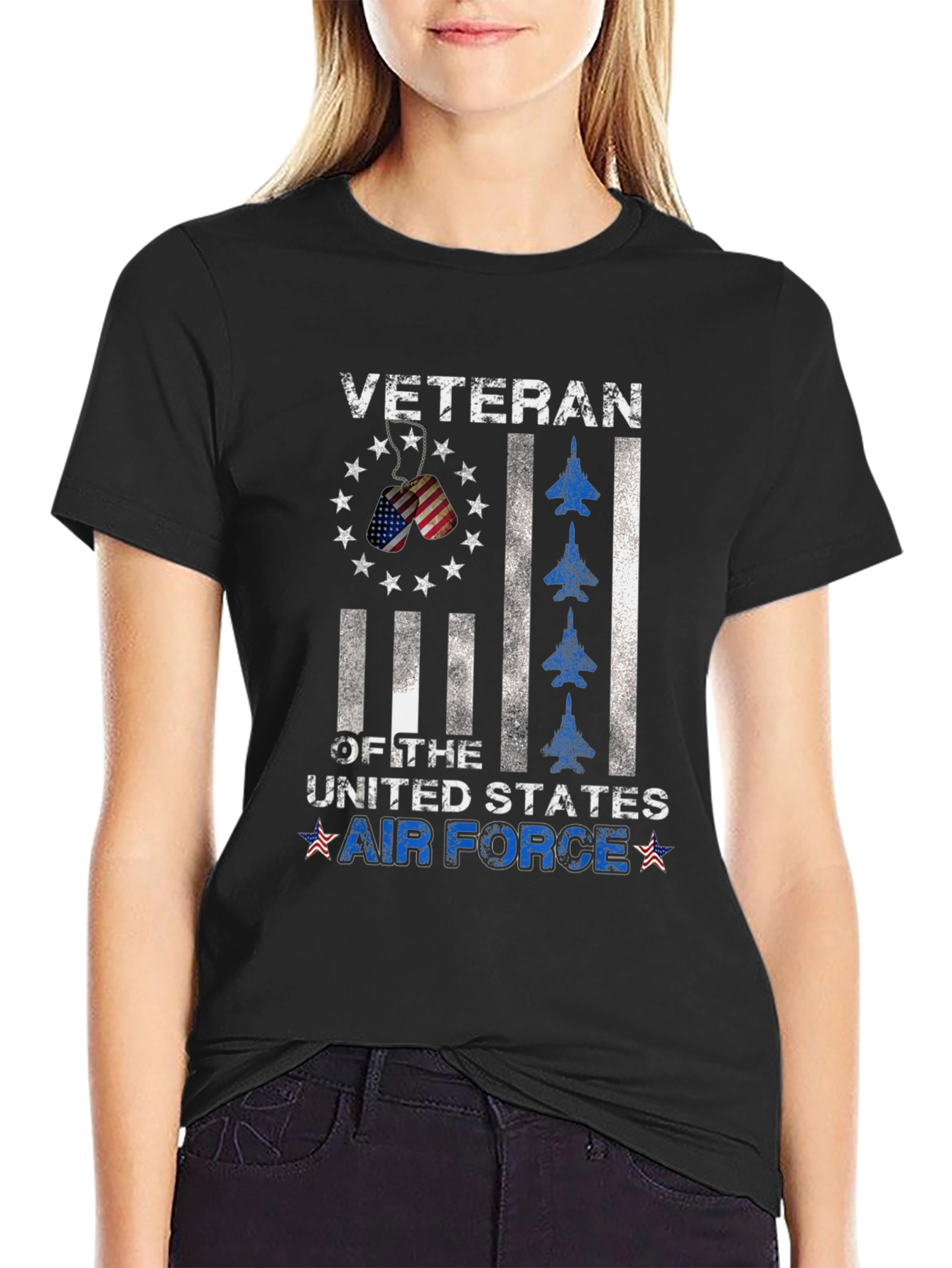 Veteran Air Force T-Shirt – Patriotic Military Support Tee