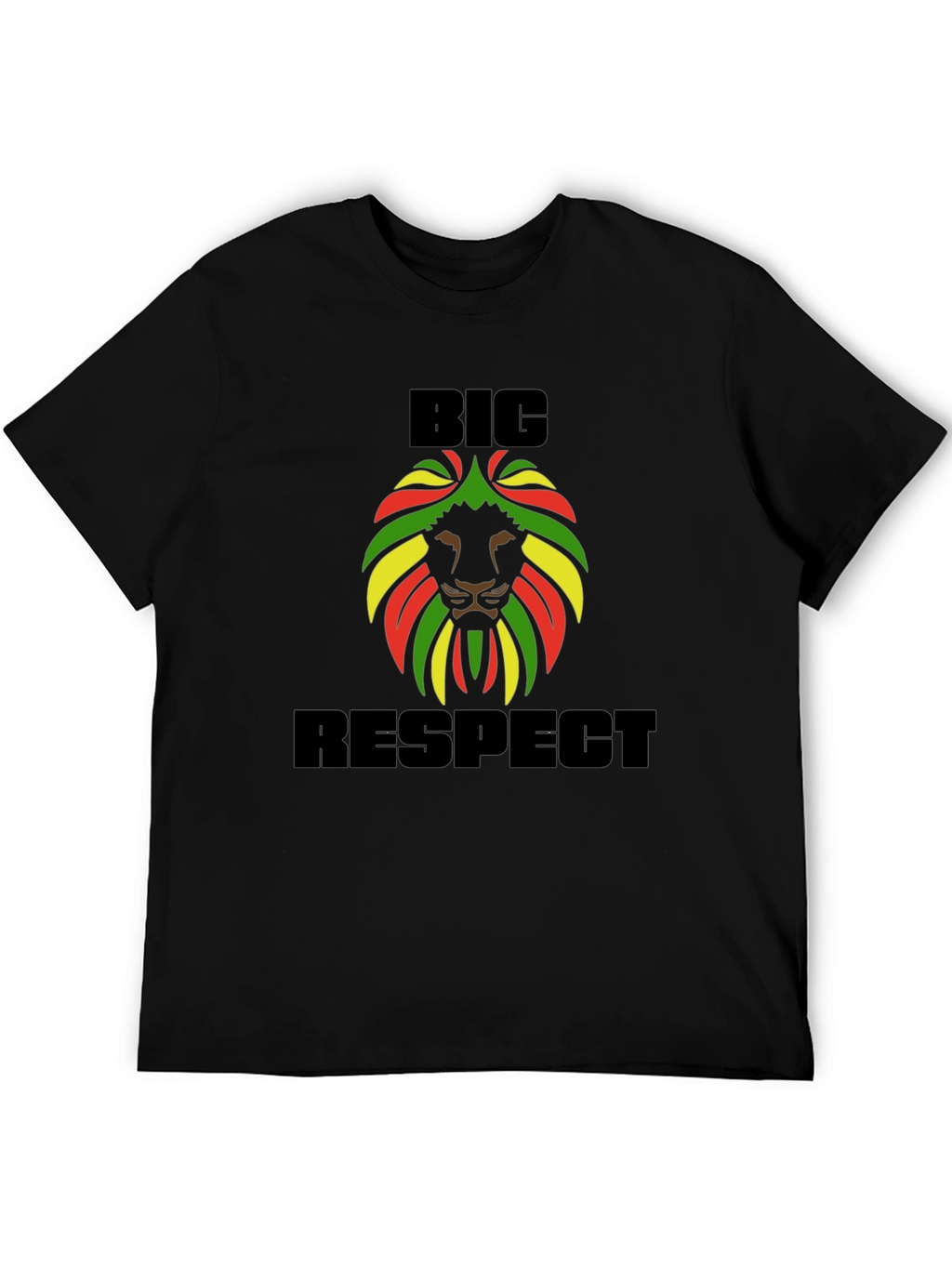 Big Respect Lion Rasta T-Shirt