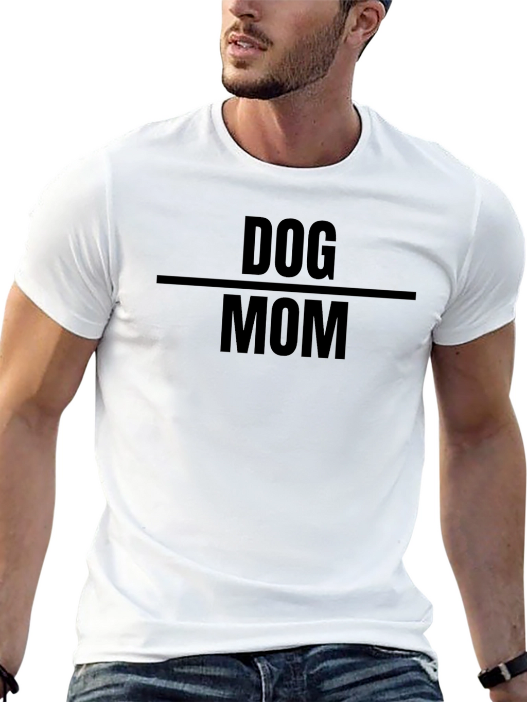 Dog Mom Black T-Shirt