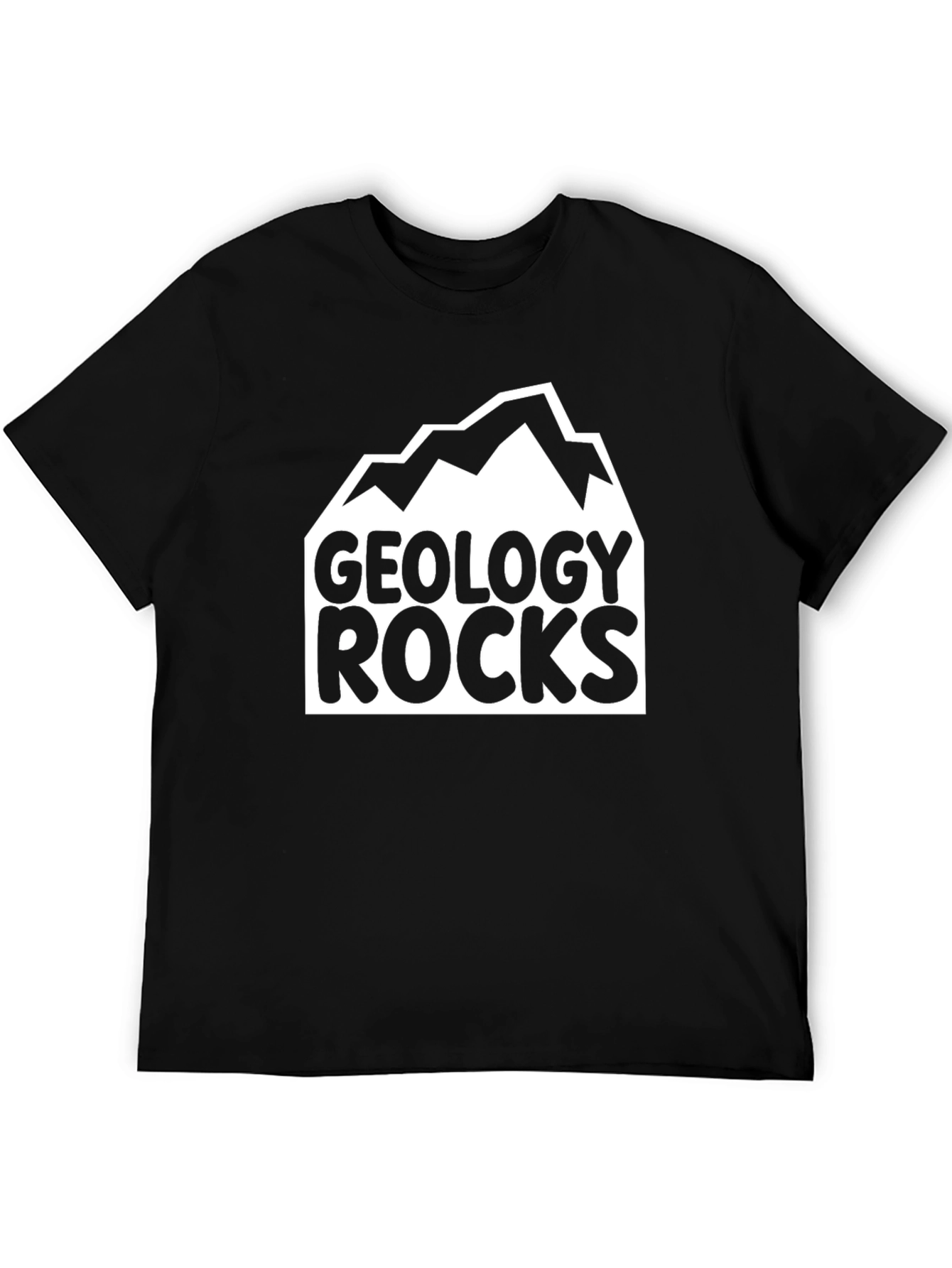 Geology Rocks Graphic Tee - Mountain Design