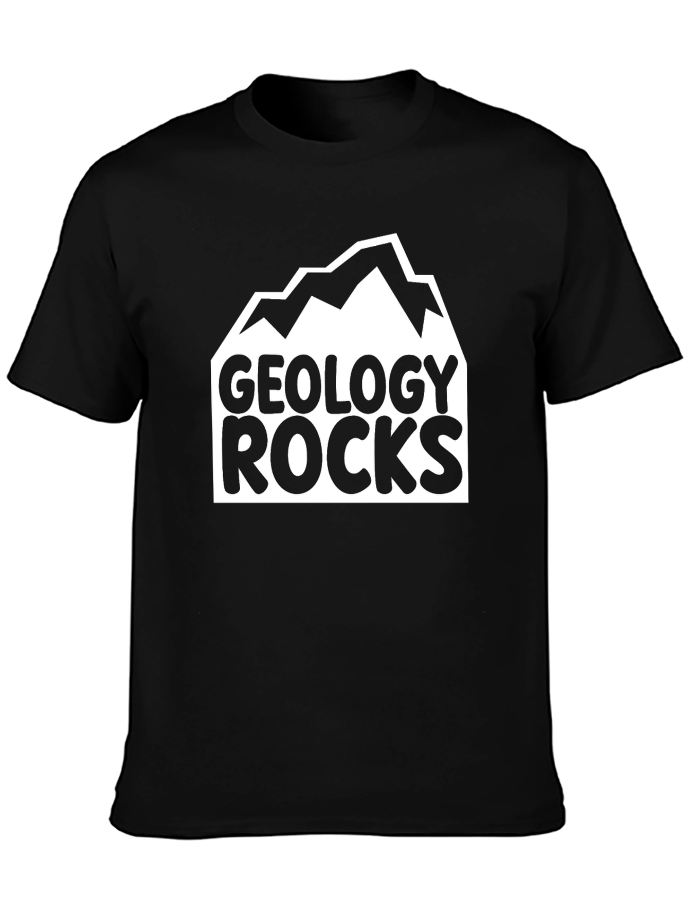 Geology Rocks Graphic Tee - Mountain Design