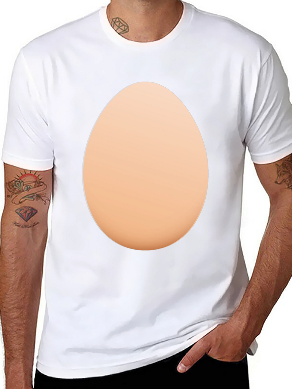 Egg Graphic Tee - Novelty Funny T-Shirt