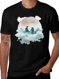 Our Love Defies Gravity Black T-Shirt