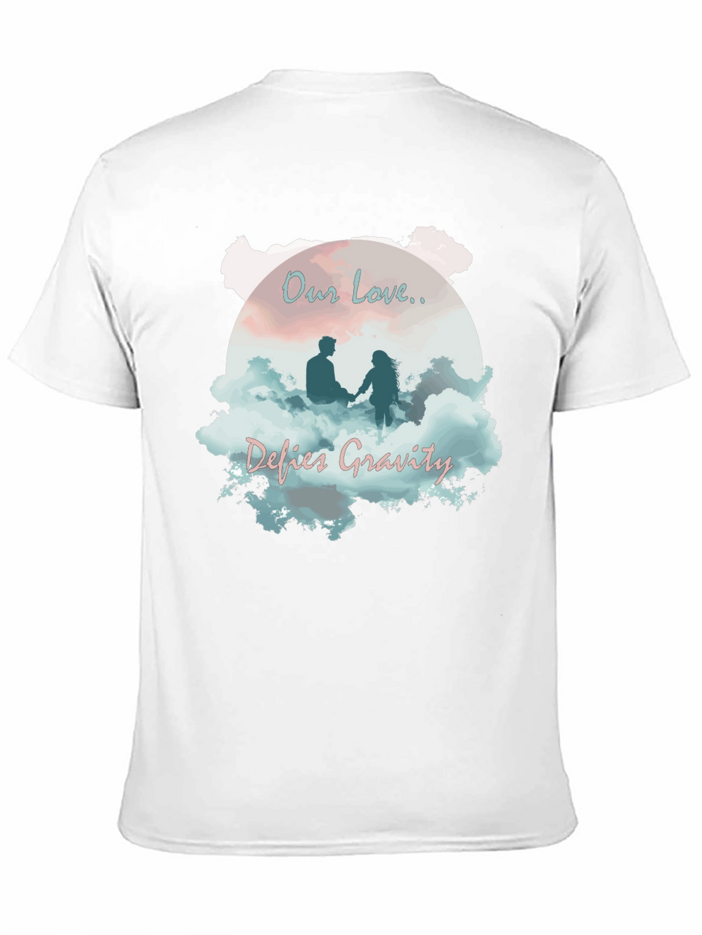Our Love Defies Gravity Black T-Shirt