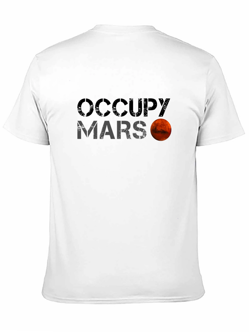 Occupy Mars Graphic Tee - Space Exploration Shirt