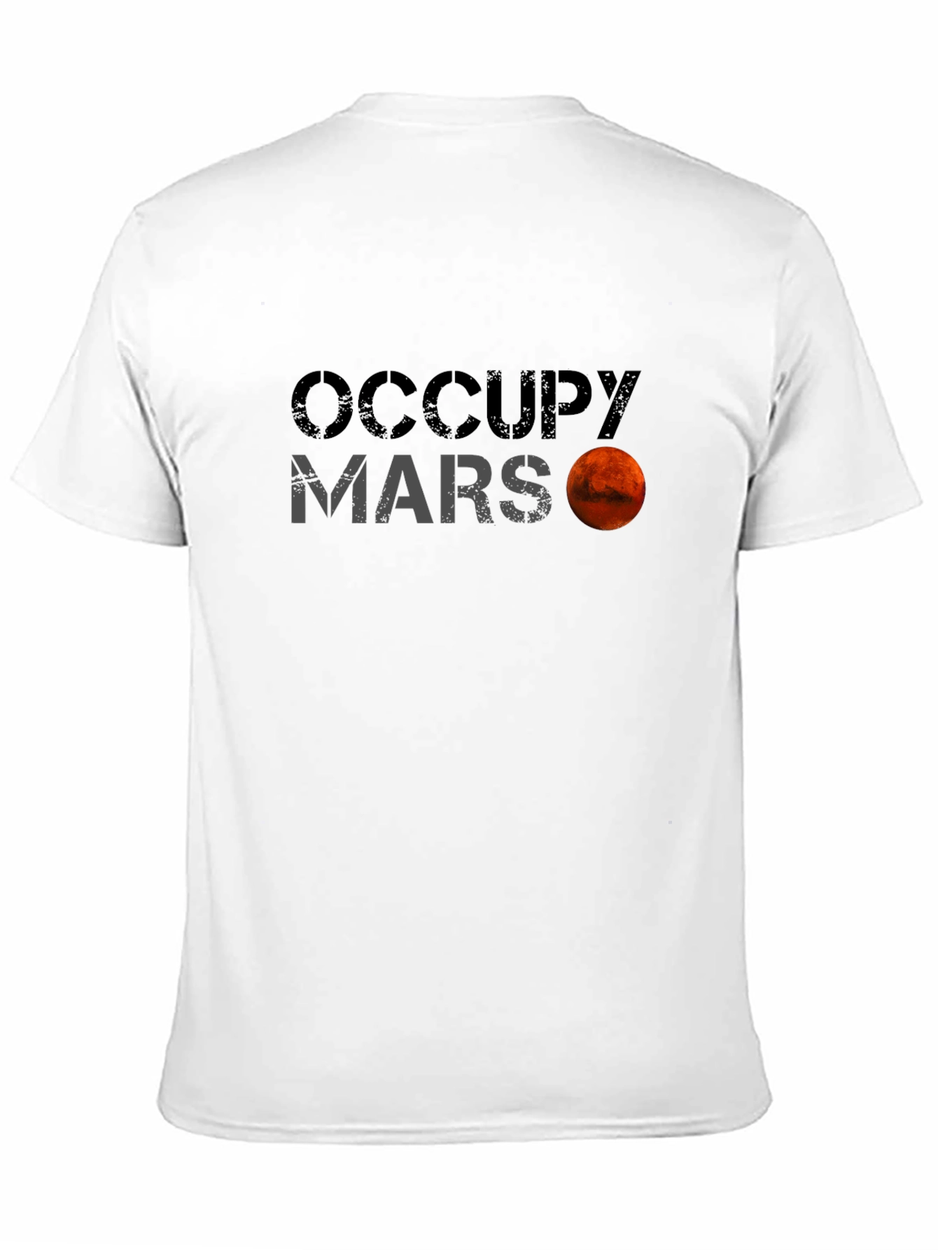 Occupy Mars Graphic Tee - Space Exploration Shirt
