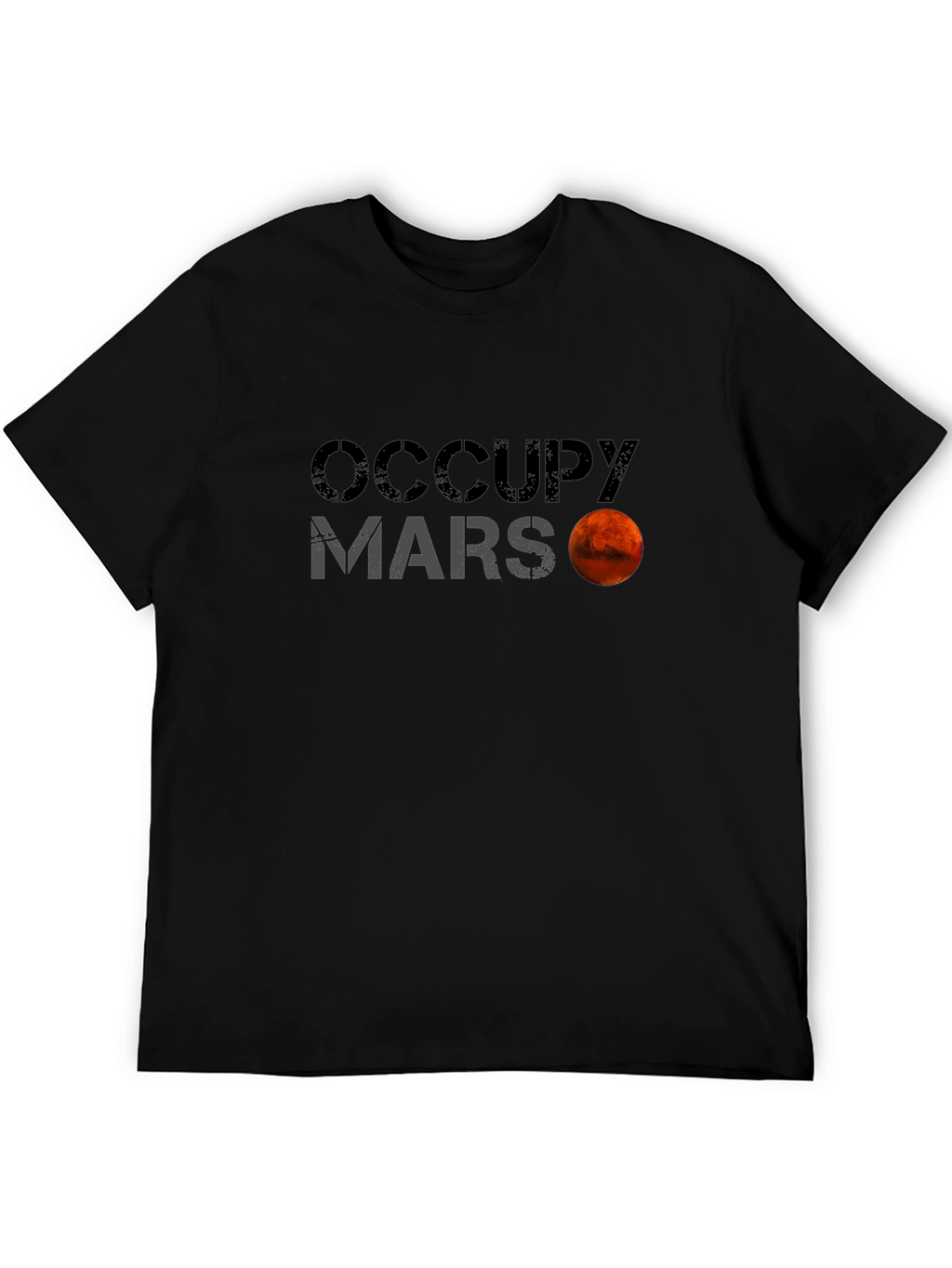 Occupy Mars Graphic Tee - Space Exploration Shirt