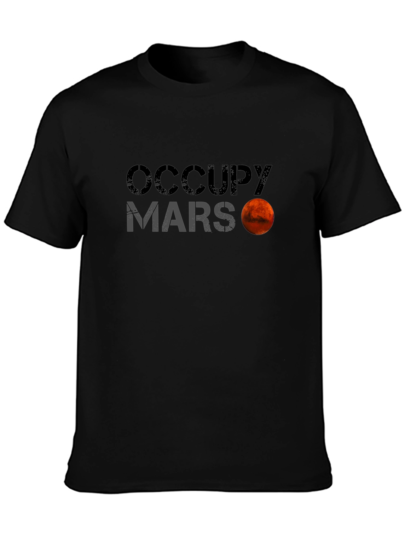 Occupy Mars Graphic Tee - Space Exploration Shirt
