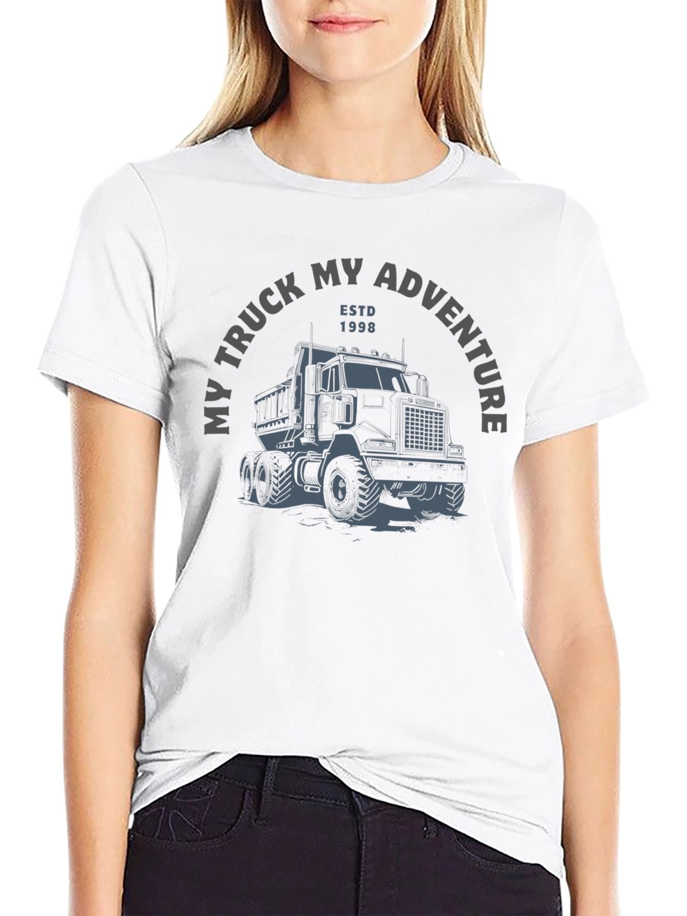 My Truck My Adventure Black T-Shirt