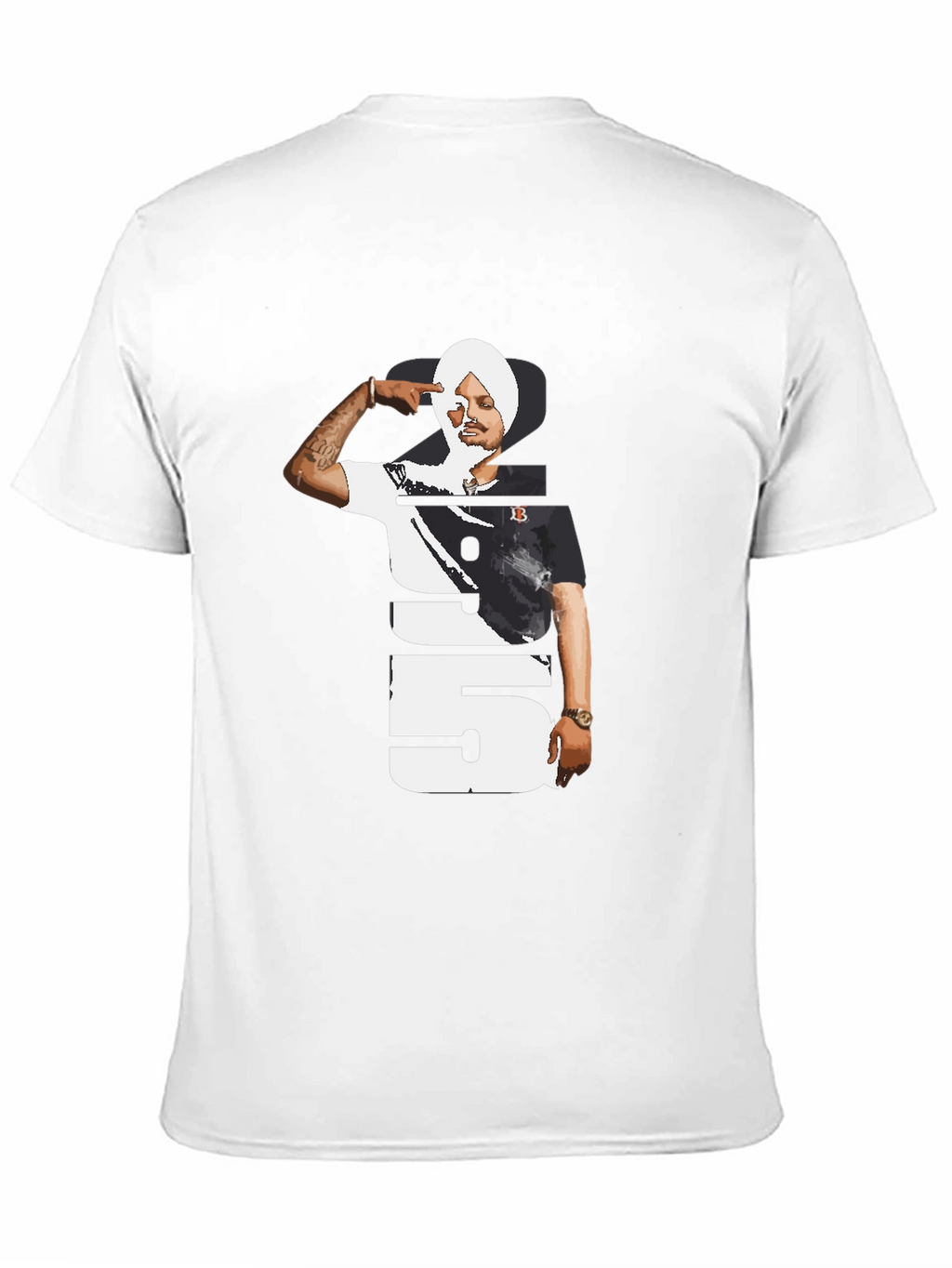 Sidhu Moose Wala 295 Black T-Shirt