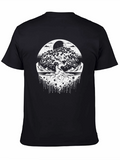 Nature Tree Graphic T-Shirt - Mens Black Tee