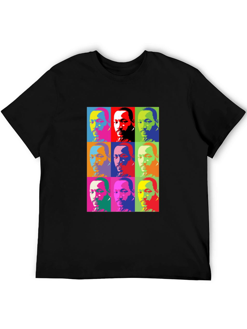 MLK Pop Art Graphic Tee - Black