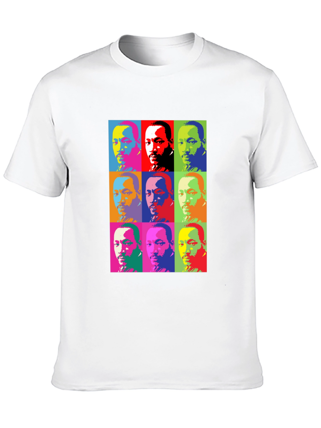 MLK Pop Art Graphic Tee - Black
