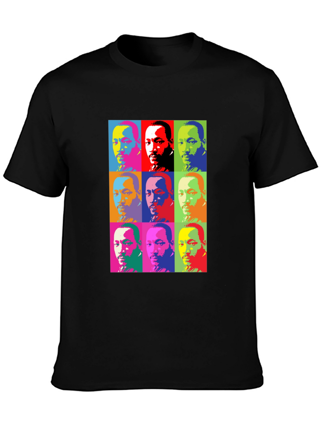 MLK Pop Art Graphic Tee - Black