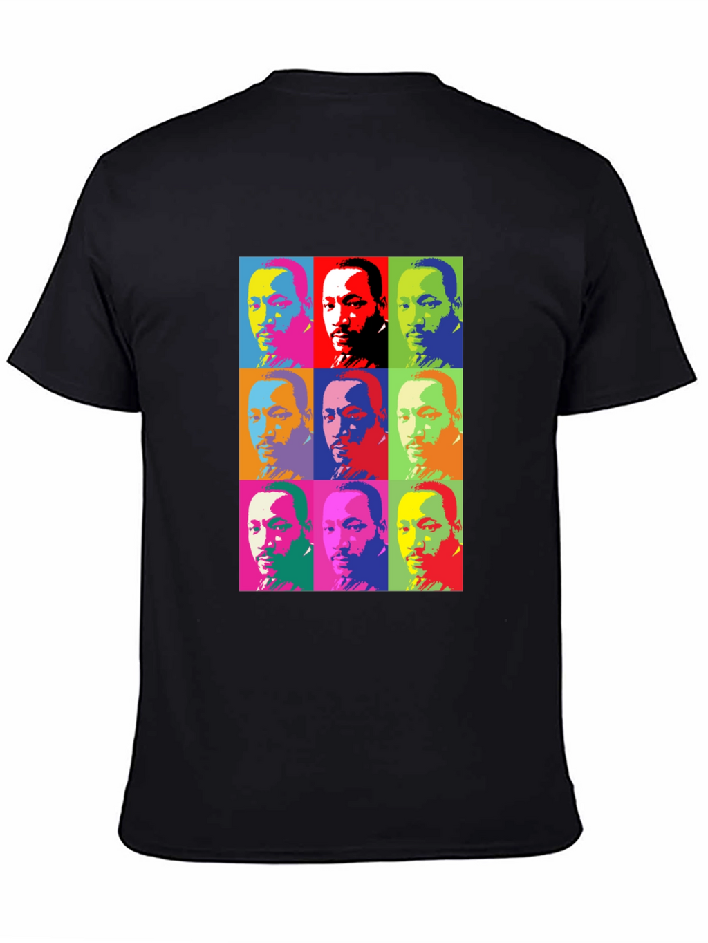 MLK Pop Art Graphic Tee - Black