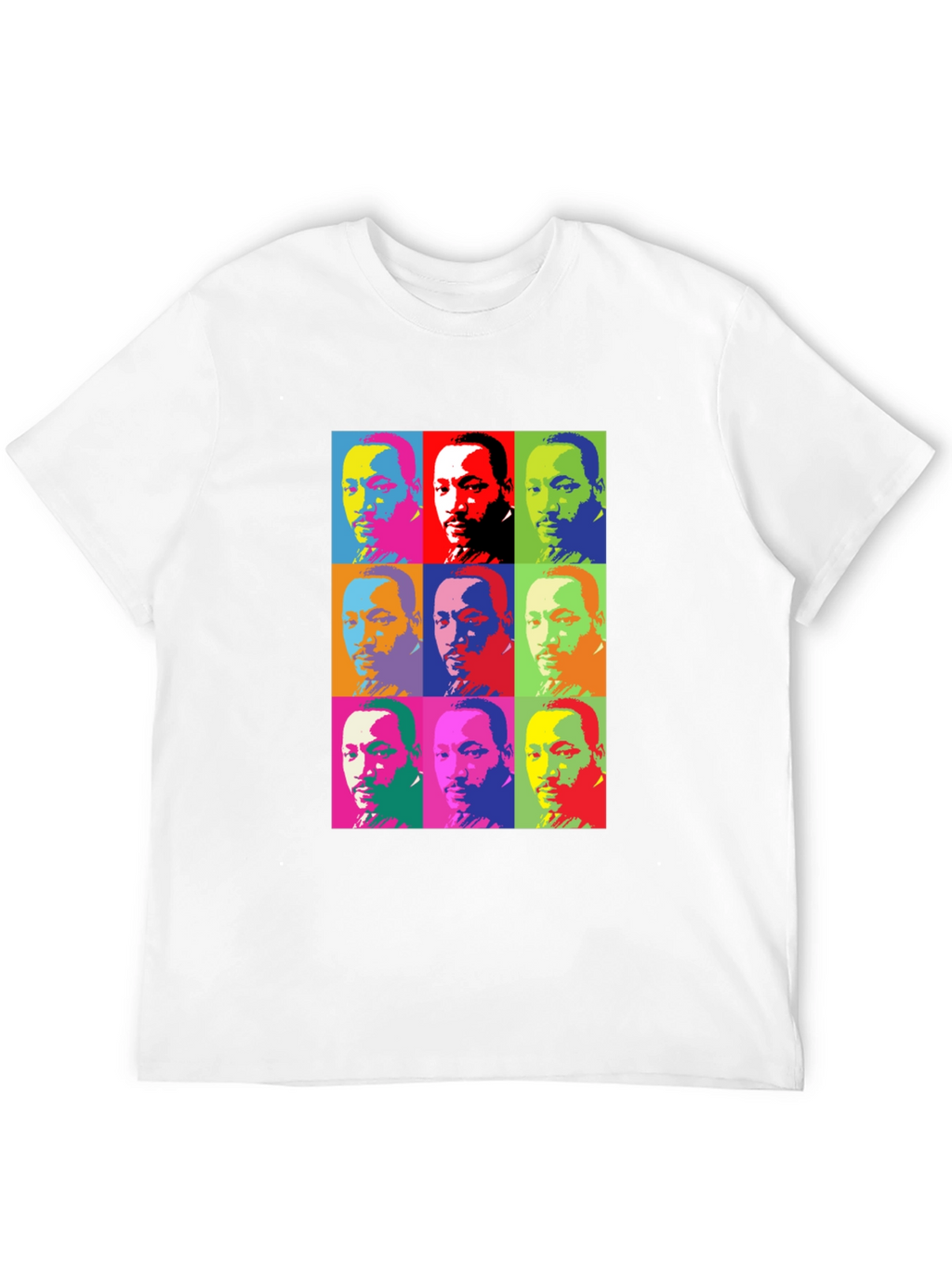MLK Pop Art Graphic Tee - Black