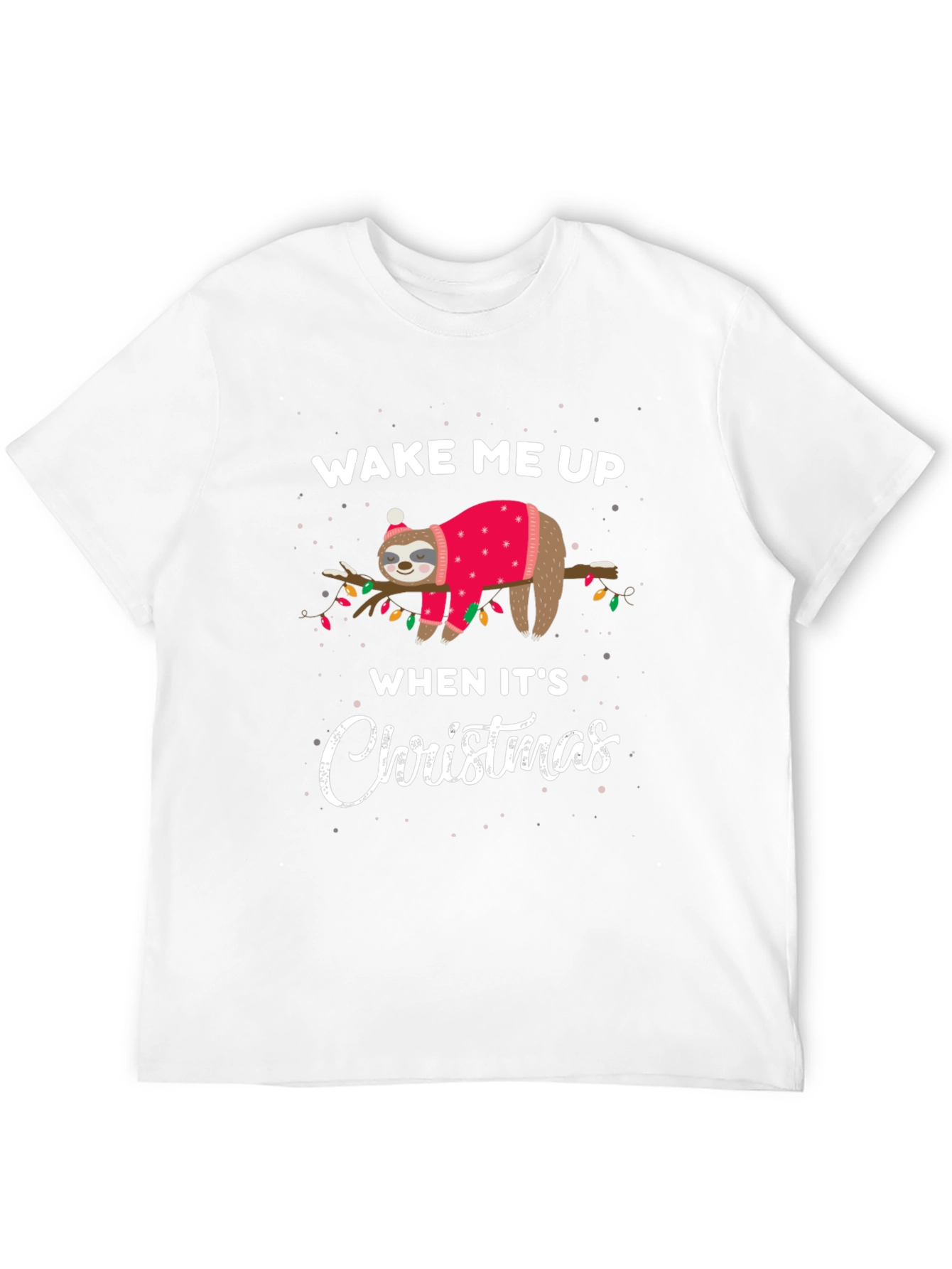 Funny Sloth Christmas T-Shirt