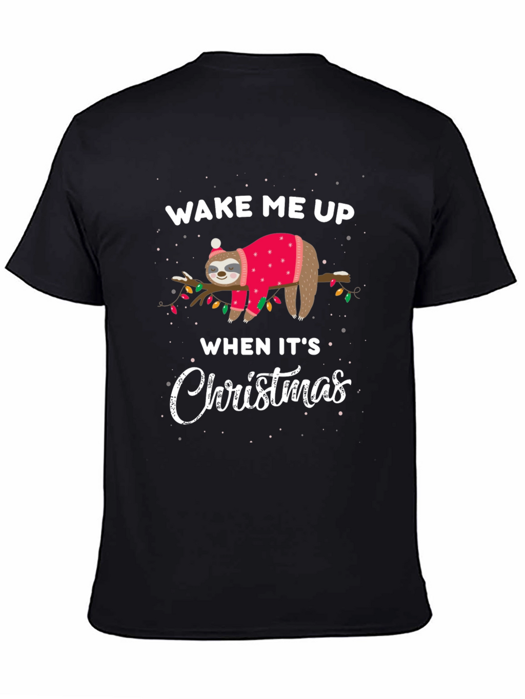 Funny Sloth Christmas T-Shirt