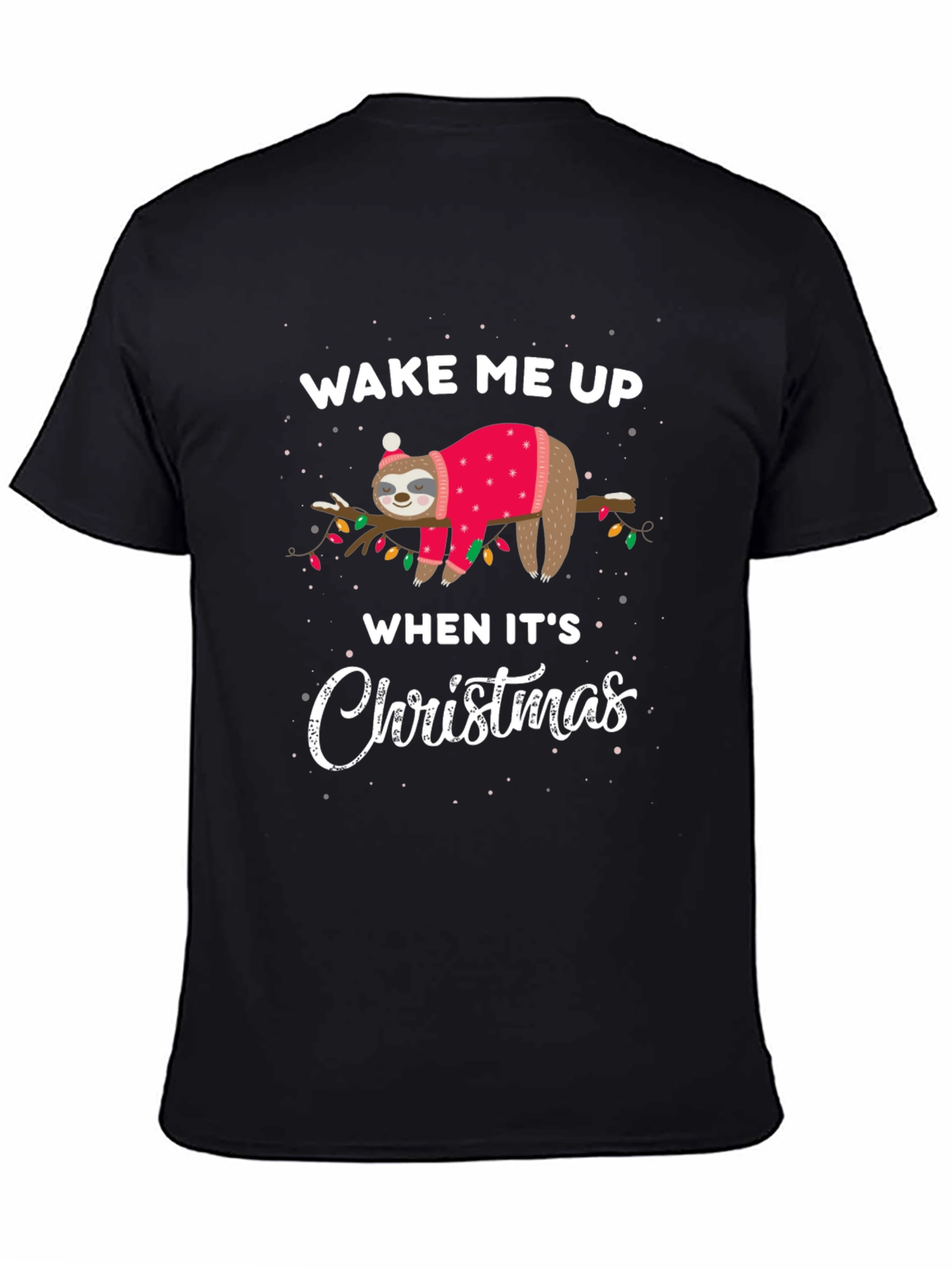 Funny Sloth Christmas T-Shirt