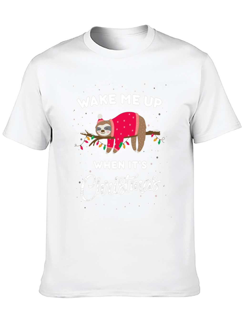 Funny Sloth Christmas T-Shirt