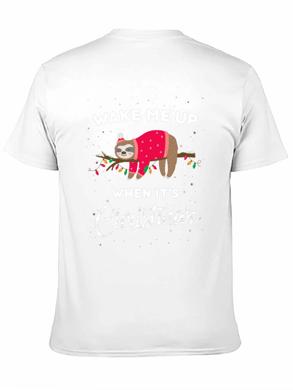 Funny Sloth Christmas T-Shirt
