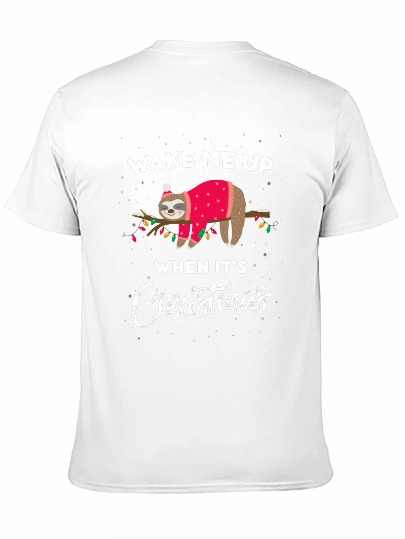 Funny Sloth Christmas T-Shirt