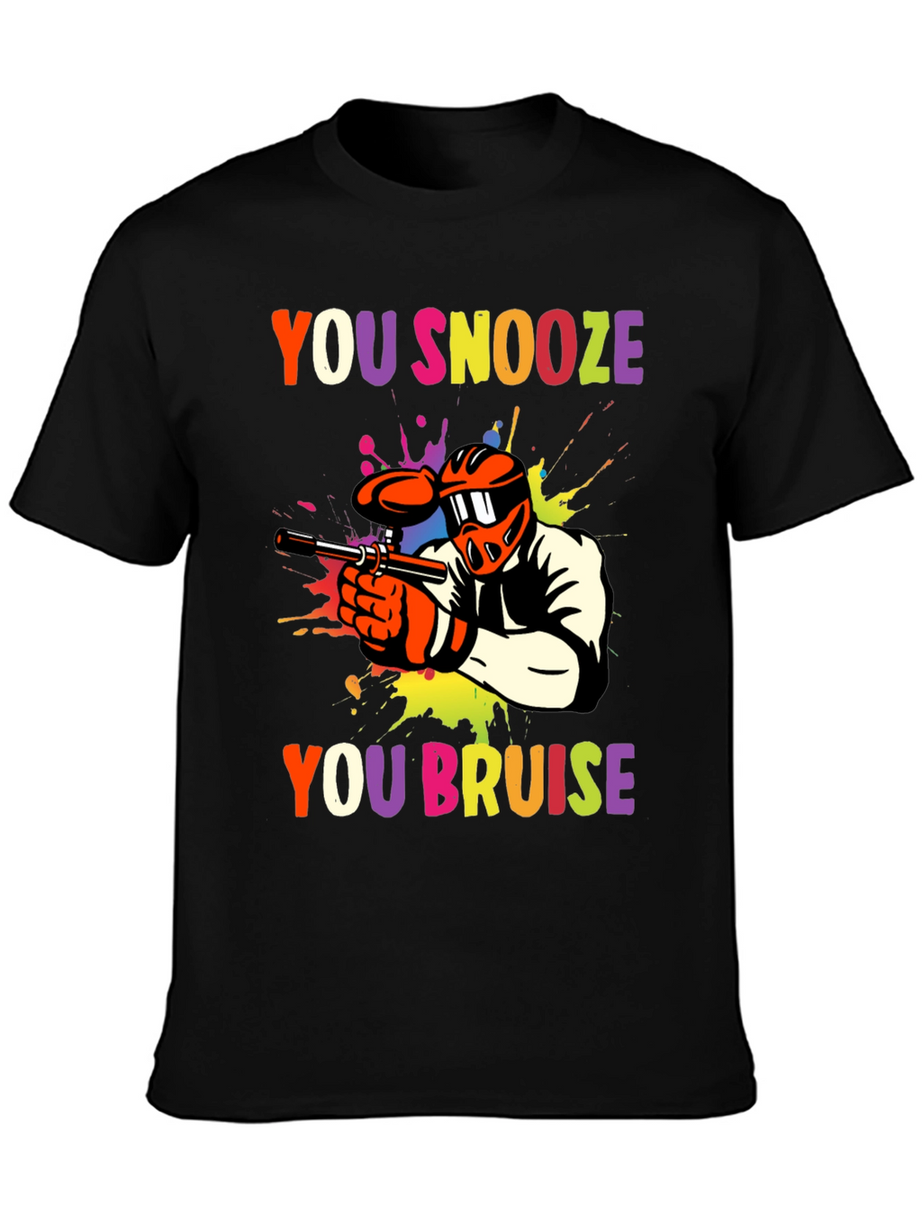 You Snooze You Bruise Paintball Graphic Tee