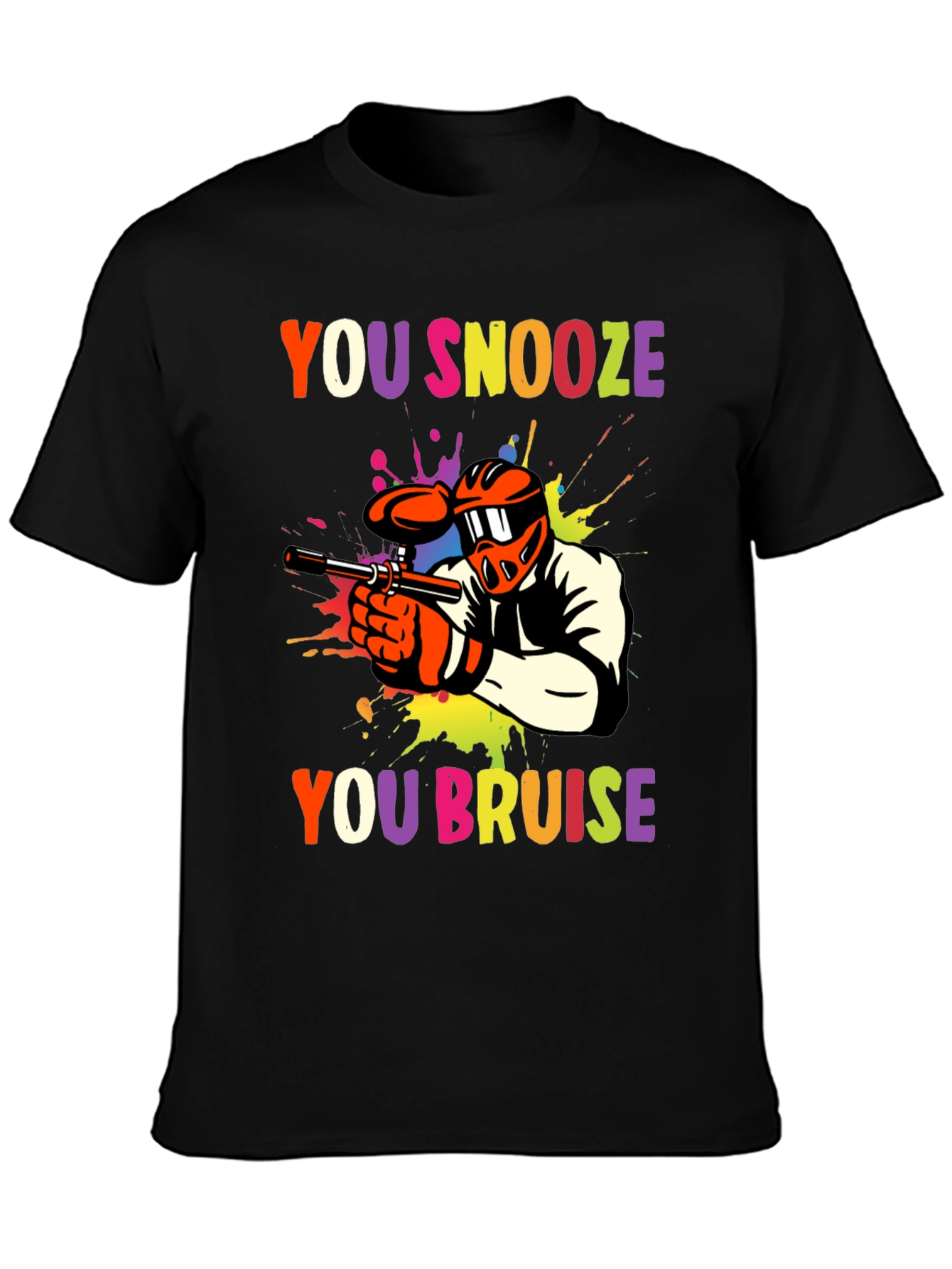 You Snooze You Bruise Paintball Graphic Tee