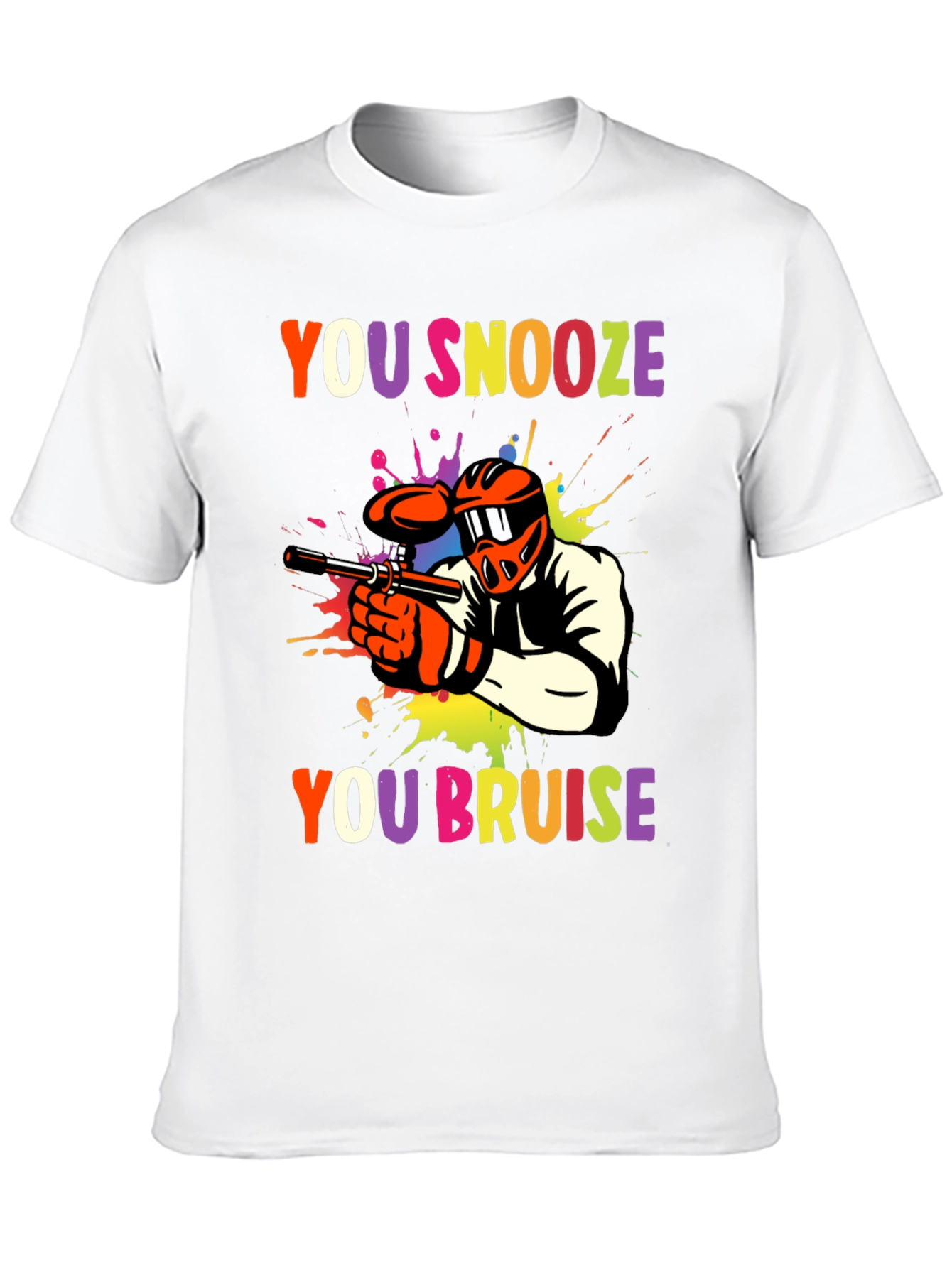 You Snooze You Bruise Paintball Graphic Tee