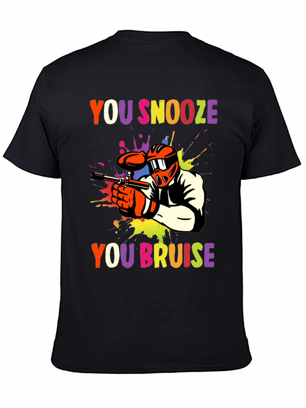 You Snooze You Bruise Paintball Graphic Tee