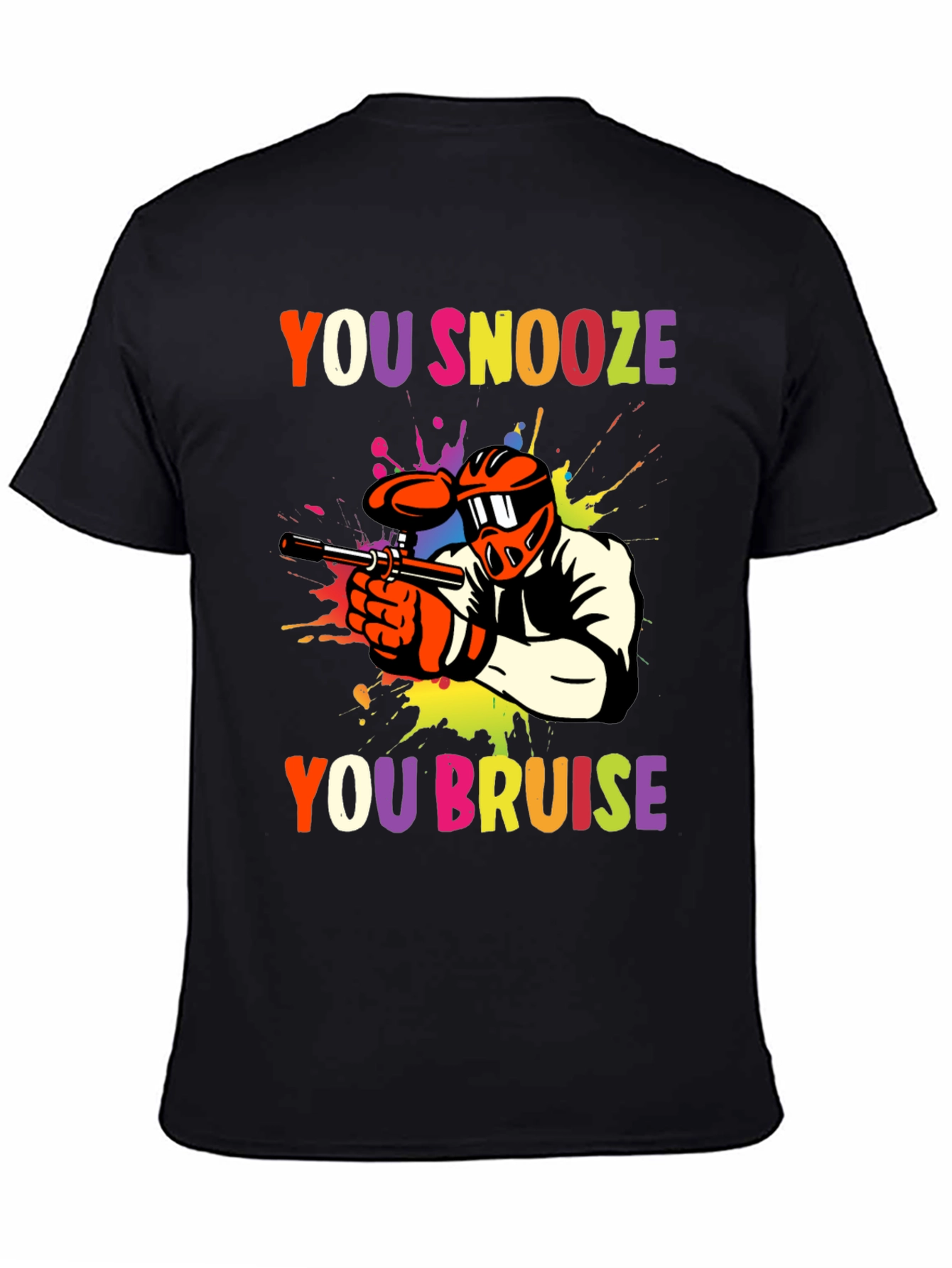 You Snooze You Bruise Paintball Graphic Tee