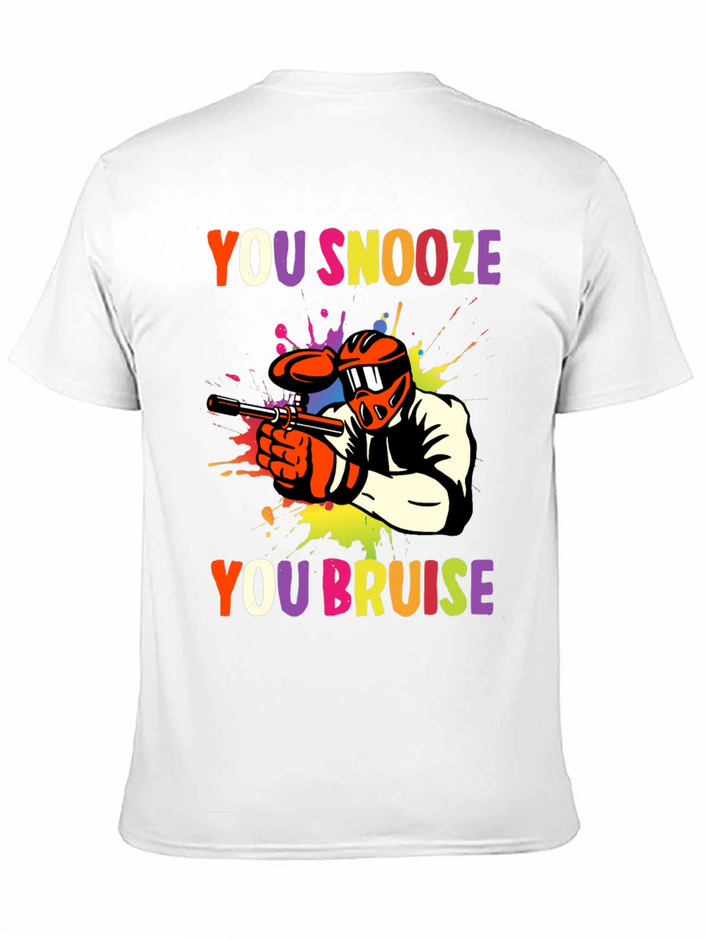 You Snooze You Bruise Paintball Graphic Tee