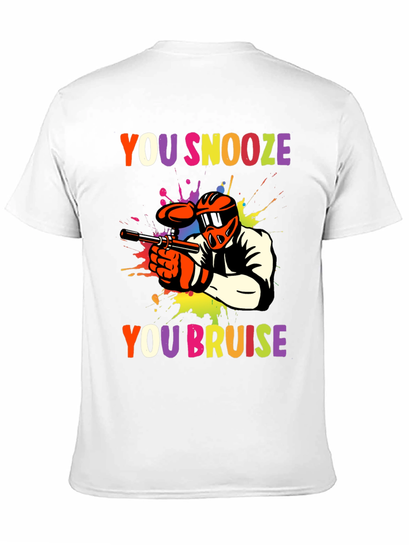 You Snooze You Bruise Paintball Graphic Tee