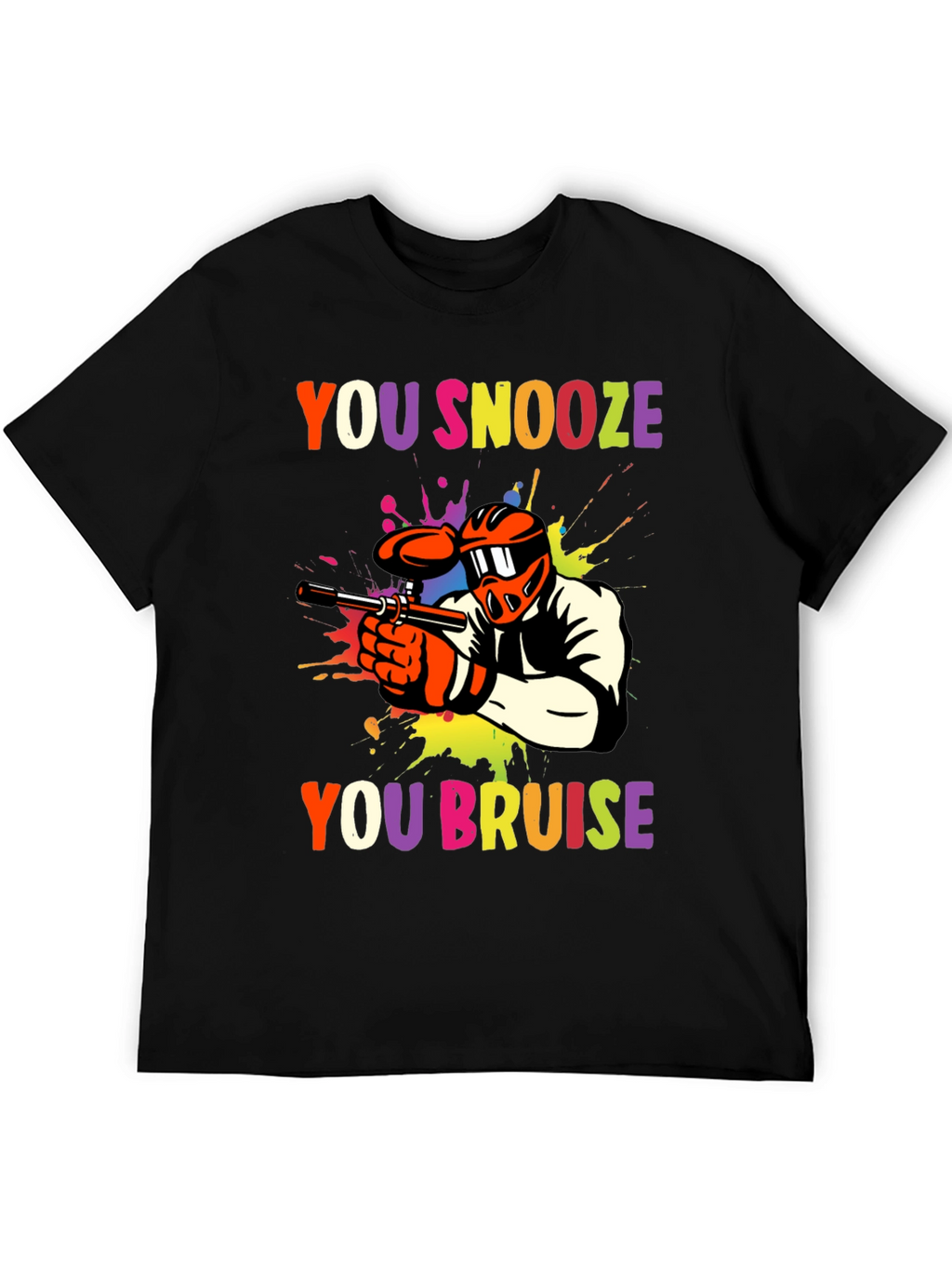 You Snooze You Bruise Paintball Graphic Tee