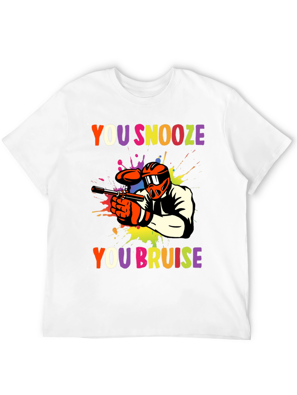 You Snooze You Bruise Paintball Graphic Tee