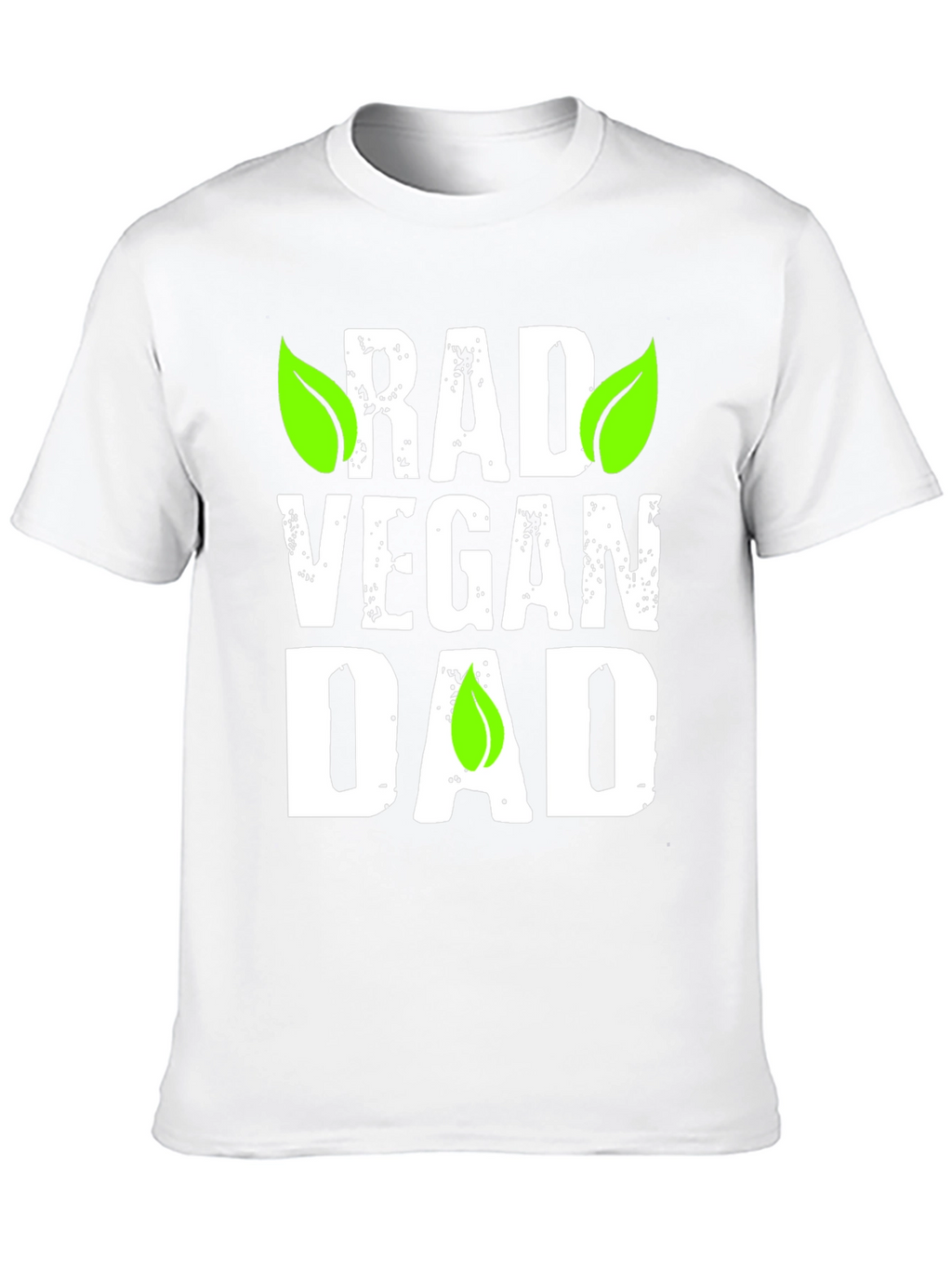 Rad Vegan Dad Graphic T-Shirt - Black