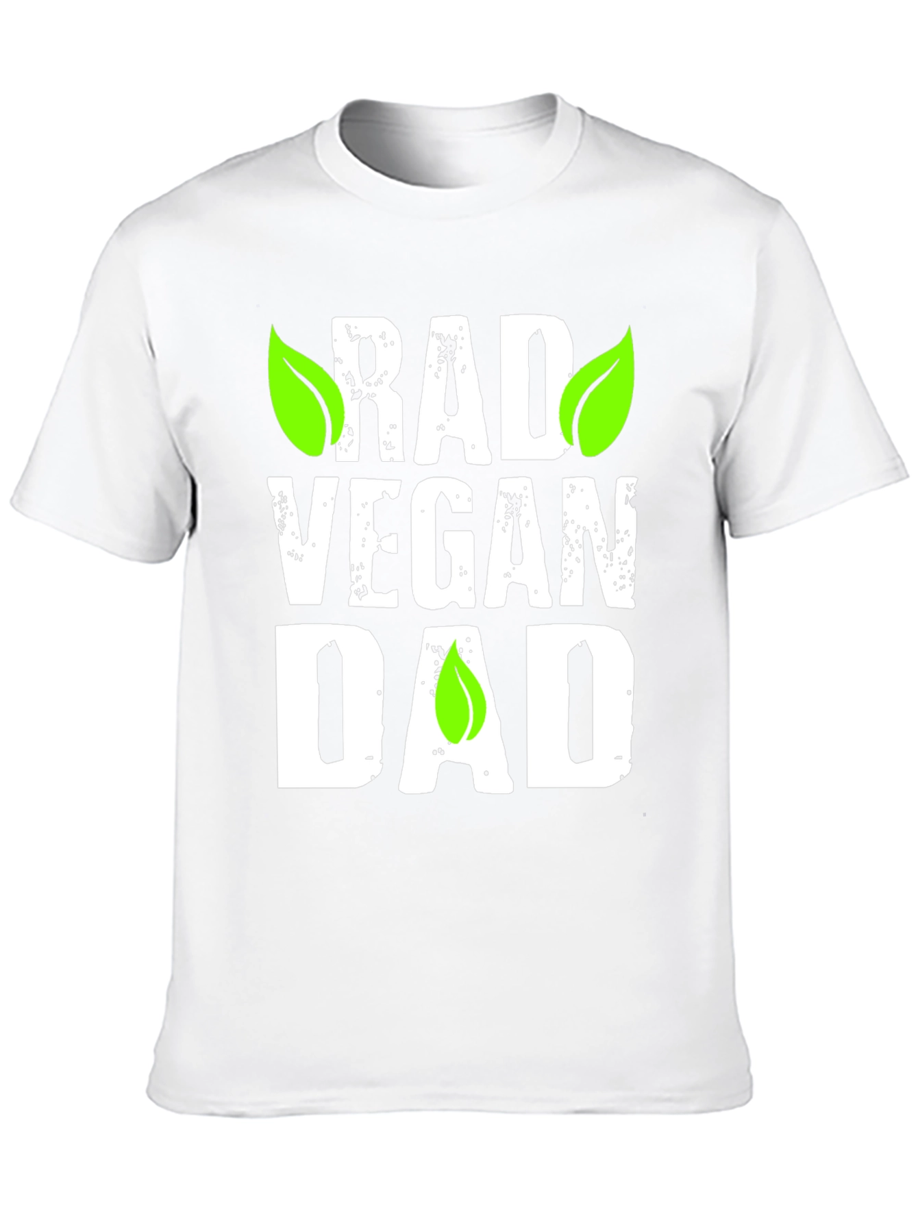 Rad Vegan Dad Graphic T-Shirt - Black