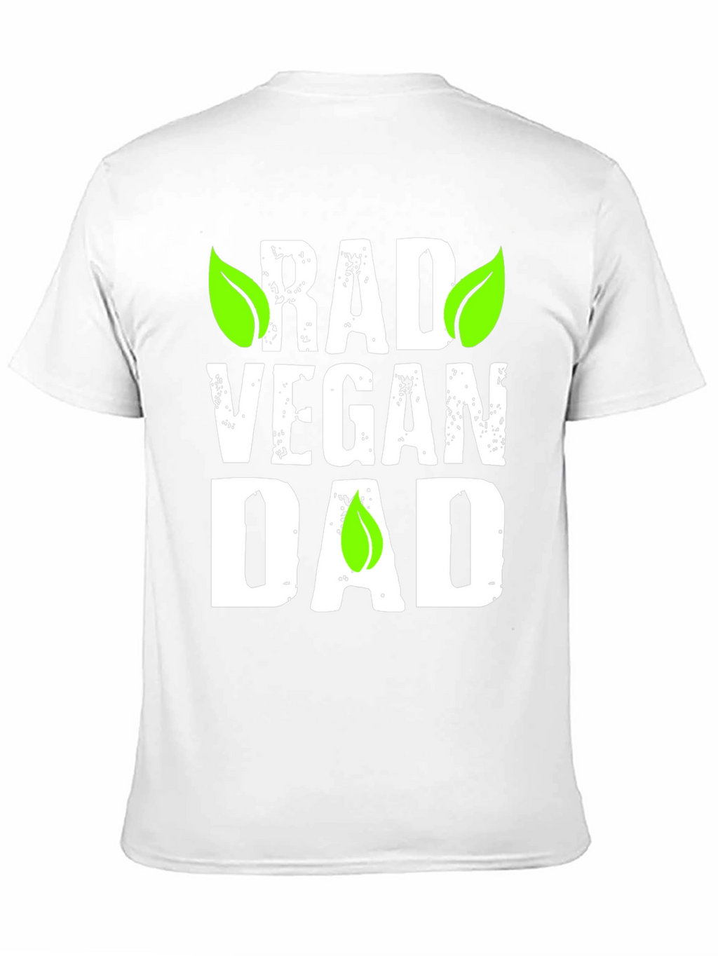 Rad Vegan Dad Graphic T-Shirt - Black