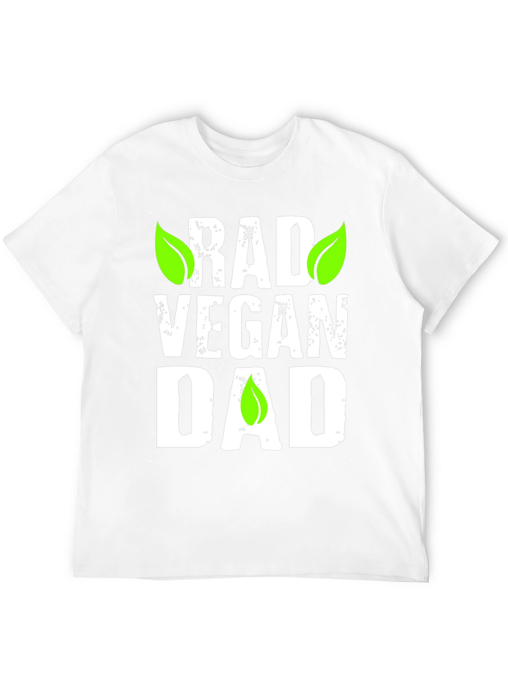 Rad Vegan Dad Graphic T-Shirt - Black