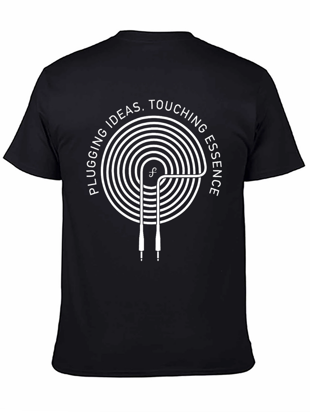 Plugging Ideas Black Graphic Tee