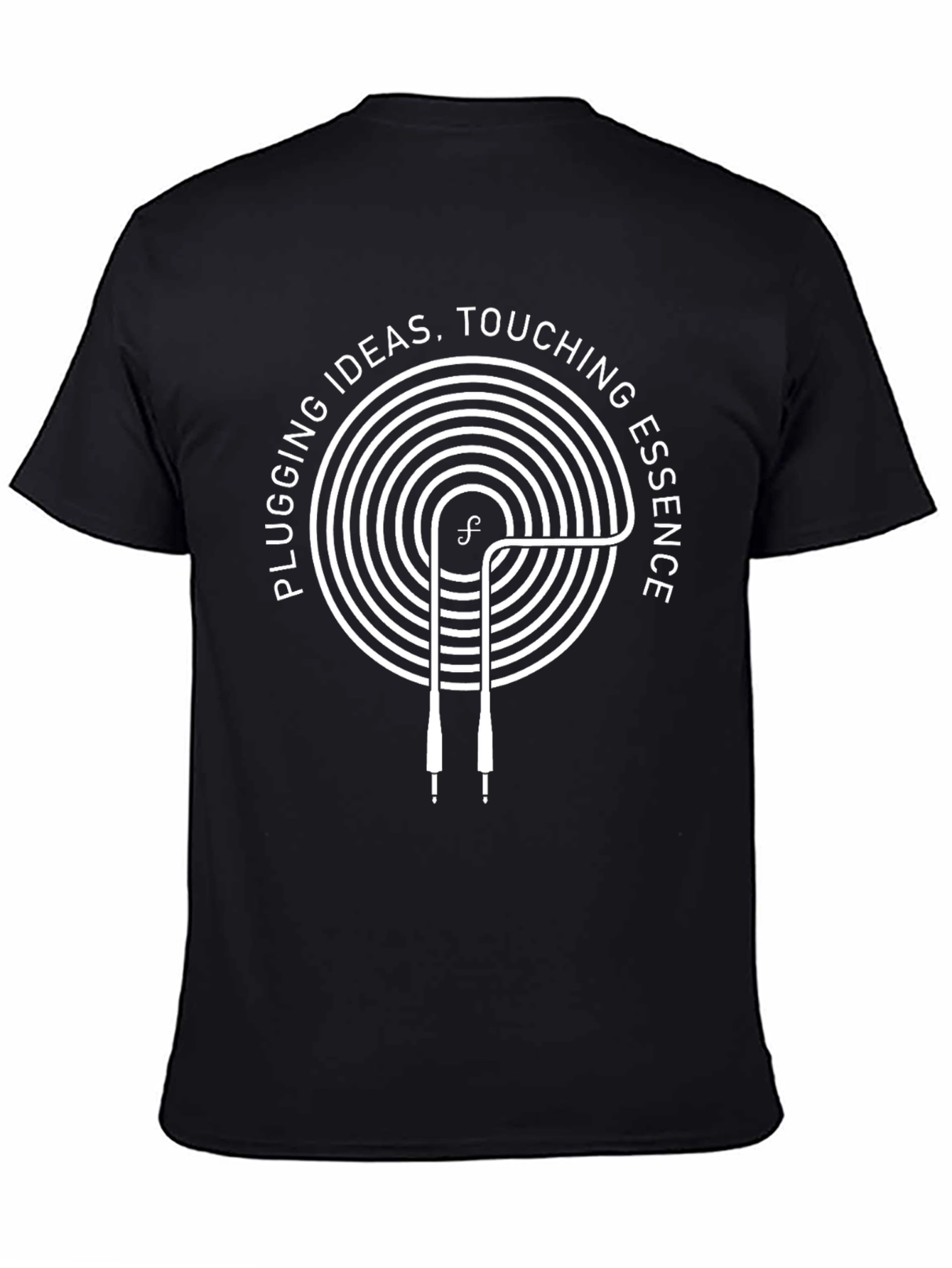 Plugging Ideas Black Graphic Tee