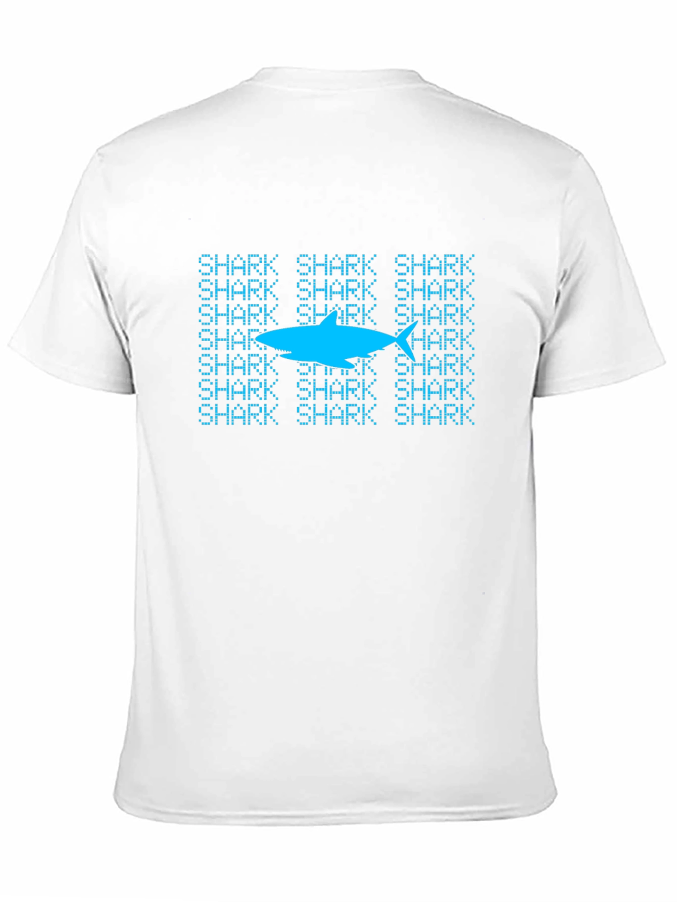 Shark Pattern T-Shirt - Cool Graphic Tee