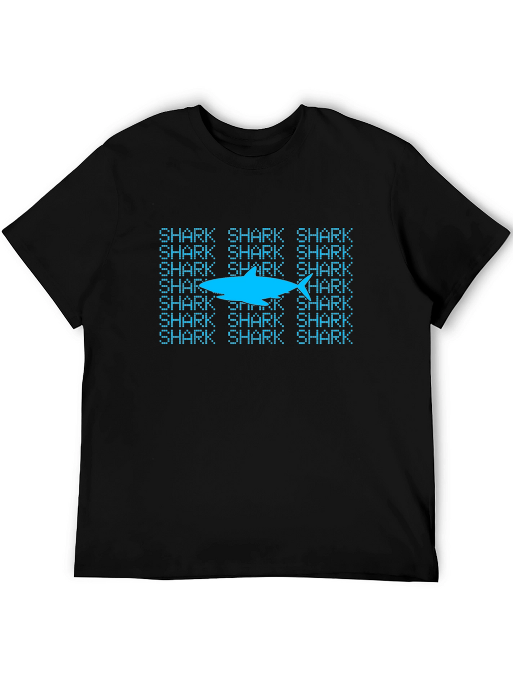 Shark Pattern T-Shirt - Cool Graphic Tee