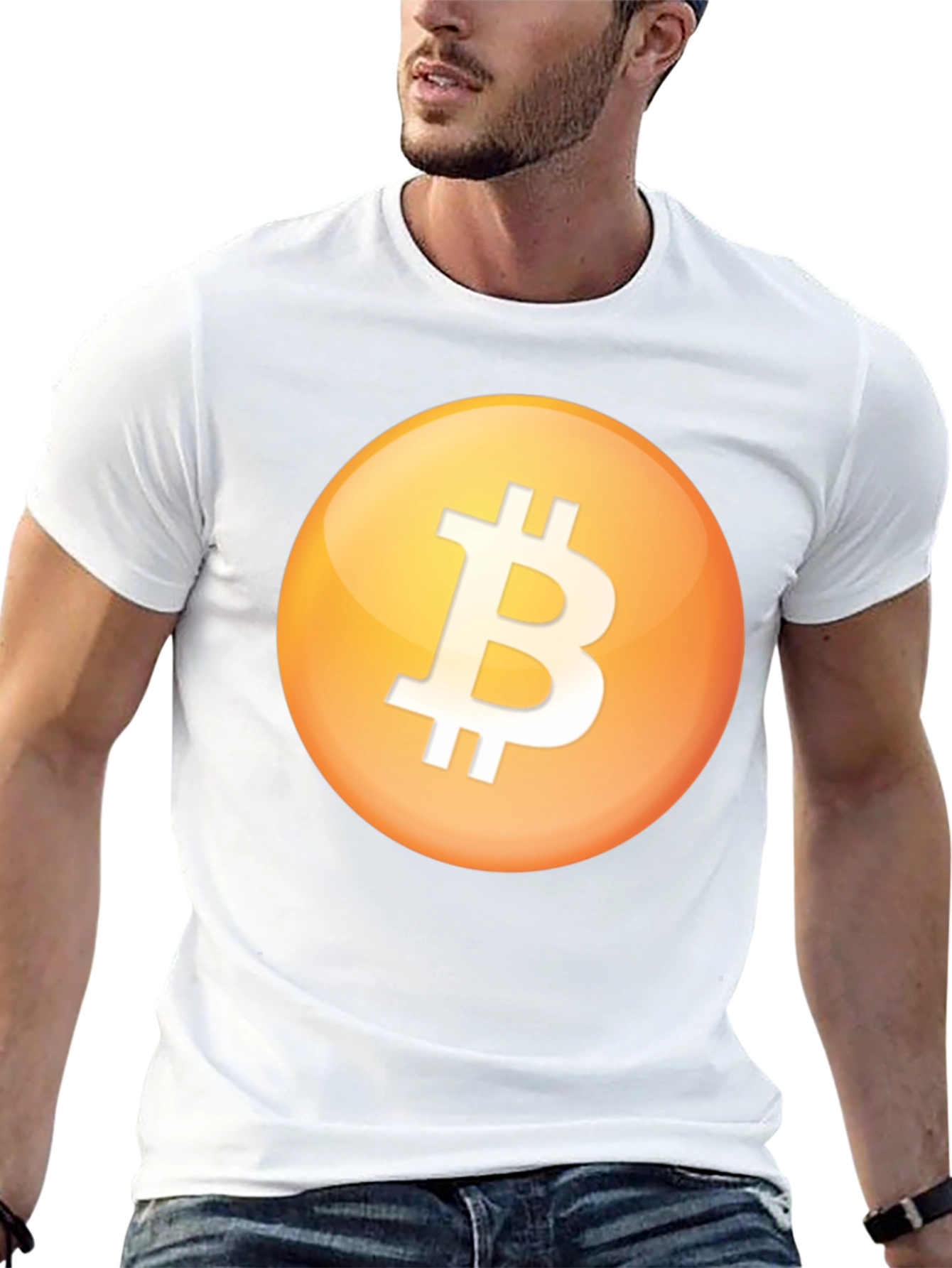 Bitcoin Logo Black T-Shirt