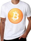 Bitcoin Logo Black T-Shirt