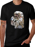 Astronaut Graphic Black T-Shirt