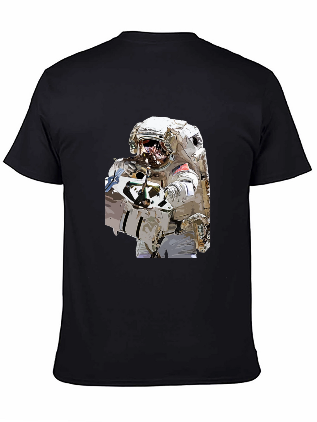 Astronaut Graphic Black T-Shirt