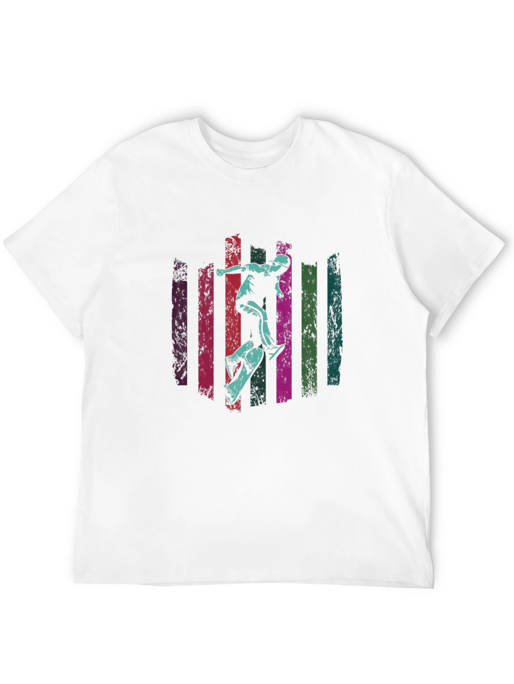 Skateboarding Graphic Tee - Black