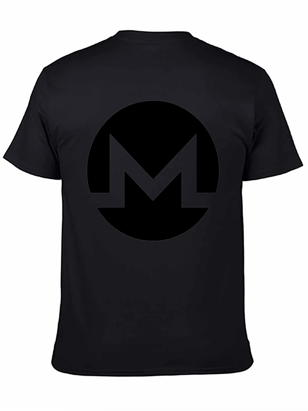 Monero Crypto T-Shirt - Black Minimalist Design